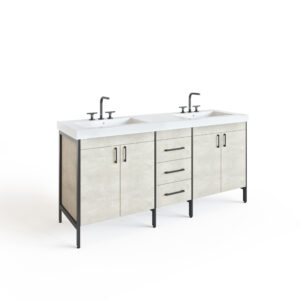 DIAMOND STONE DOUBLE MIDDLE DRAWERS